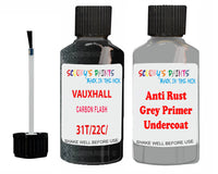 Vauxhall Karl Graphitschwarz/Carbon Flash/Midnight Bla Code 31T/22C/Gar Anti rust primer protective paint