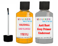 Vauxhall Kadett Cargo Yellow/Gelb Code 1Yb/51L/555 Anti rust primer protective paint