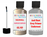 Vauxhall Astra Champagne/Champagner Code 68L/489 Anti rust primer protective paint