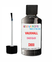 Vauxhall Antara Chaos Black Code D800 Touch Up Paint