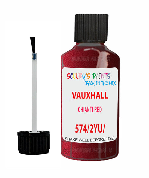Vauxhall Frontera Chianti Red Code 574/2Yu/75L Touch Up Paint