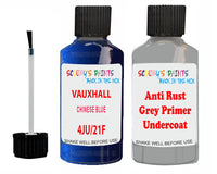 Vauxhall Astra Cabrio Chinese Blue Code 4Ju/21F Anti rust primer protective paint