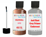 Vauxhall Corsa Copper Code 495/15L Anti rust primer protective paint