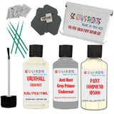 Paint Stone Chip Scratch Repair For Vauxhall Campo Cremeweiss/Cream White Code 52L/752/1Wl