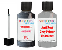 Vauxhall Antara Dark Denim Grey Code 88U Anti rust primer protective paint