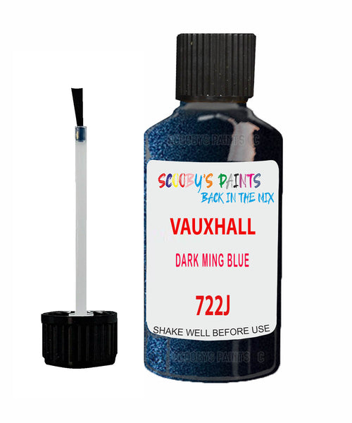 Vauxhall Gt Dark Ming Blue Code 722J Touch Up Paint