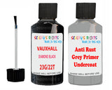 Vauxhall Corsa-E Diamond Black Code 23G/22T Anti rust primer protective paint