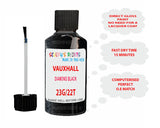 paint code location Vauxhall Combo Diamond Black Code 23G/22T