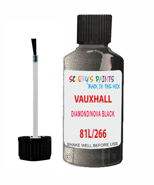 Vauxhall Kadett Diamond/Nova Black Code 81L/266 Touch Up Paint