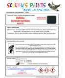 Touch Up Paint Instructions for use Vauxhall Ascona Dolphin Grey/Delphingrau Code 84L/661/91U