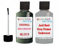 Vauxhall Carlton Emerald Green/Gruen Code 48L/351/926 Anti rust primer protective paint