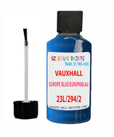 Vauxhall Astra Cabrio Europe Blue/Europablau Code 23L/294/2Ku Touch Up Paint