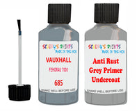 Vauxhall Astra Fehgrau 7000 Code 685 Anti rust primer protective paint