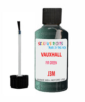Vauxhall Monterey Fir Green Code J3M Touch Up Paint