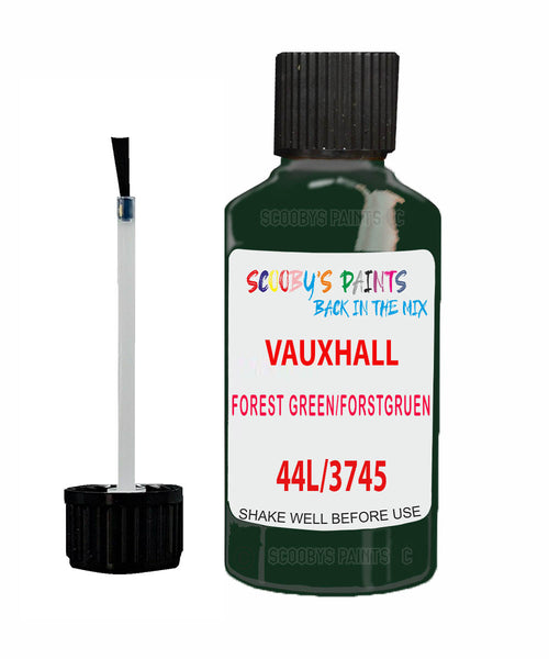 Vauxhall Frontera Forest Green/Forstgruen Code 44L/3745 Touch Up Paint