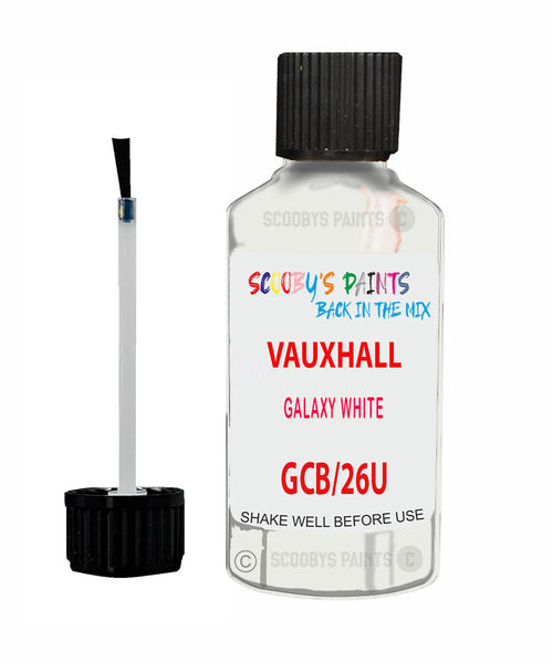 Vauxhall Antara Galaxy White Code Gcb/26U Touch Up Paint