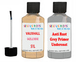 Vauxhall Kadett Gazelle Beige Code 51L Anti rust primer protective paint