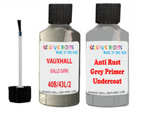 Vauxhall Coupe Giallo Capri Code 40B/43L/2Vu Anti rust primer protective paint