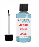 Vauxhall Astra Glacier Blue Code 289/21L Touch Up Paint