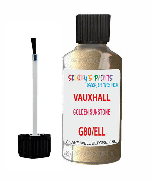 Vauxhall Grandland Golden Sunstone Code G80/Ell Touch Up Paint