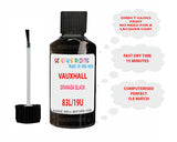 paint code location Vauxhall Antara Granada Black Code 83L/19U