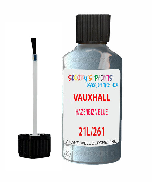 Vauxhall Kadett Haze/Ibiza Blue Code 21L/261 Touch Up Paint