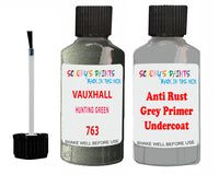 Vauxhall Campo Hunting Green Code 763 Anti rust primer protective paint