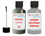 Vauxhall Campo Hunting Green Code 763 Anti rust primer protective paint