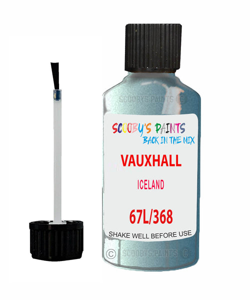 Vauxhall Corsa Iceland Code 67L/368 Touch Up Paint