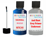 Vauxhall Monaro Impulse Blue Code 987K/24U Anti rust primer protective paint