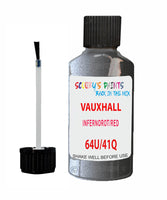 Vauxhall Astra Infernorot/Red Code 64U/41Q Touch Up Paint