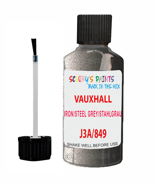 Vauxhall Monterey Iron/Steel Grey/Stahlgrau Code J3A/849 Touch Up Paint