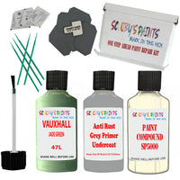 Paint Stone Chip Scratch Repair For Vauxhall Combo Mint Green/Green Code 47L