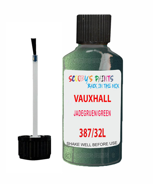 Vauxhall Frontera Jadegruen/Green Code 387/32L Touch Up Paint