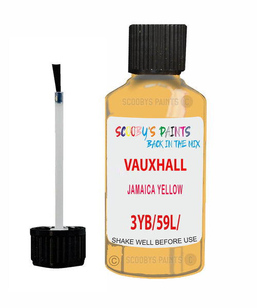 Vauxhall Kadett Jamaica Yellow Code 3Yb/59L/846 Touch Up Paint