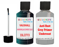 Vauxhall Calibra Karibikblau/Caribic Blue Code 33L/277/33U Anti rust primer protective paint