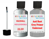 Vauxhall Frontera Kings Blue/Koenigsblau Code 22L/201 Anti rust primer protective paint