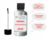 paint code location Vauxhall Combo Kings Blue/Koenigsblau Code 22L/201