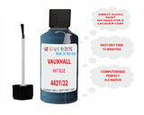 paint code location Vauxhall Mokka X Knit Blue Code 442Y/22W/G72