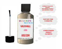 paint code location Vauxhall Astra Loden Code Axu/30H