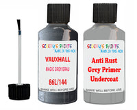 Vauxhall Catera Magic Grey/Grau Code 86L/144 Anti rust primer protective paint