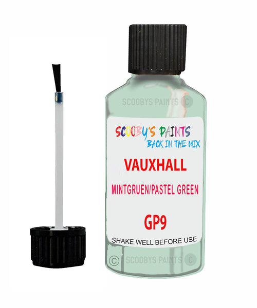 Vauxhall Karl Mintgruen/Pastel Green Code Gp9 Touch Up Paint