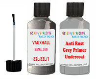 Vauxhall Calibra Mistral Grey Code 82L/83L/119 Anti rust primer protective paint