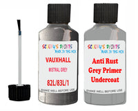 Vauxhall Kadett Cabrio Mistral Grey Code 82L/83L/119 Anti rust primer protective paint