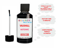 paint code location Vauxhall Combo Nachtschwarz Code 8555/23B/Gba