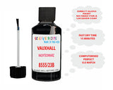 paint code location Vauxhall Combo Nachtschwarz Code 8555/23B/Gba