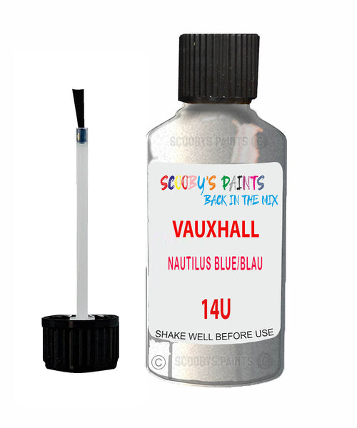 Vauxhall Frontera Nautilus Blue Code 14U Touch Up Paint