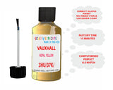 paint code location Vauxhall Corsa Nepal Yellow Code 3Hu/37K/40D