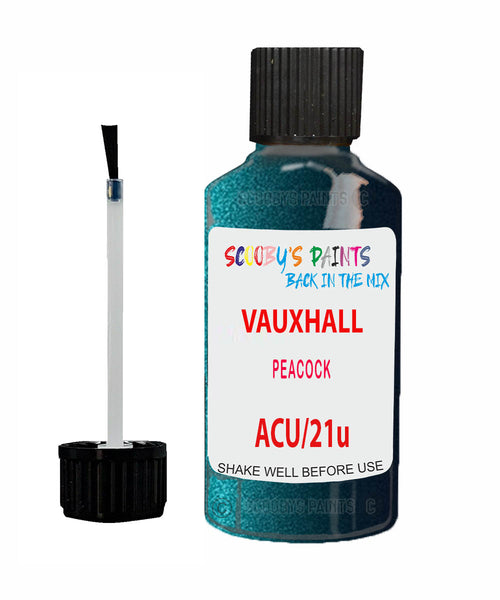 Vauxhall Astra Peacock Code Acu/21U Touch Up Paint