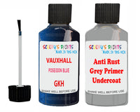 Vauxhall Antara Poseidon Blue Code Gkh Anti rust primer protective paint